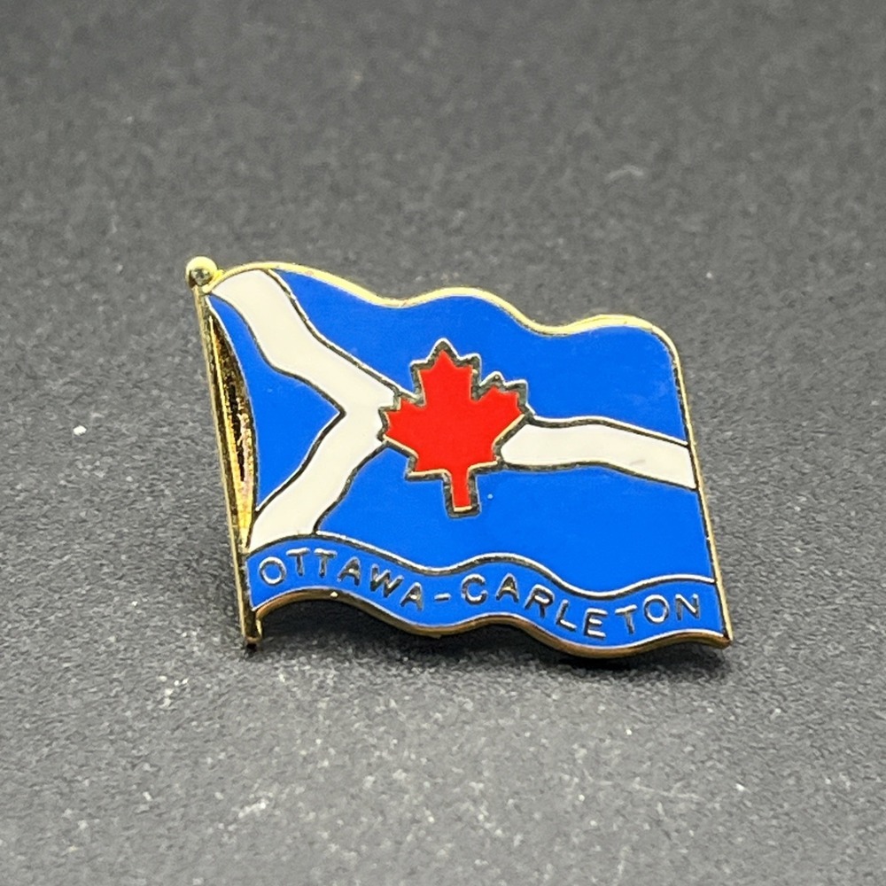 Ottawa Carleton Canada‎ Flag Lapel Hat Pin